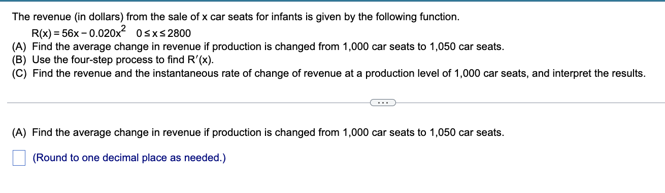 slopes of the lines tangent to the graph of f at x=