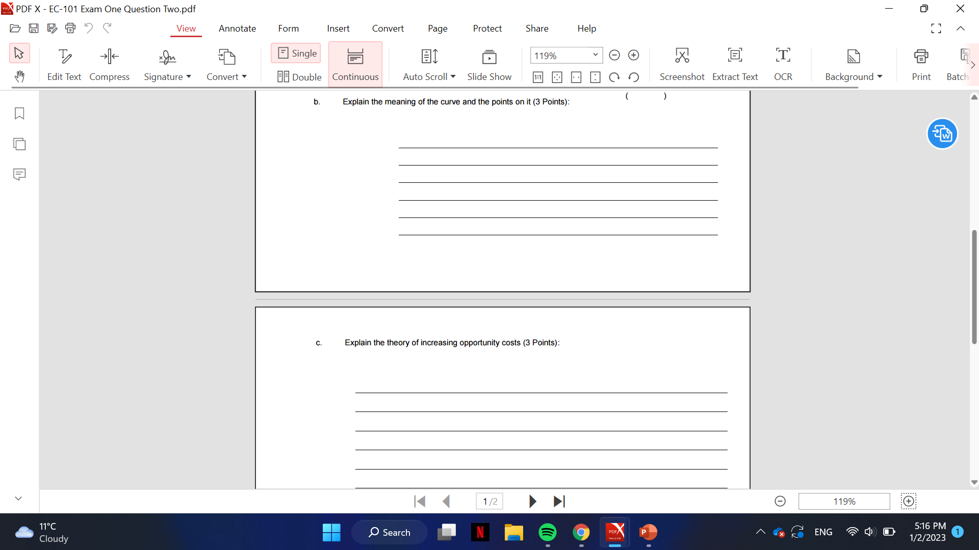 Protect Share Help Single 119% Edit Text Compress Signature Convert Double Continuous