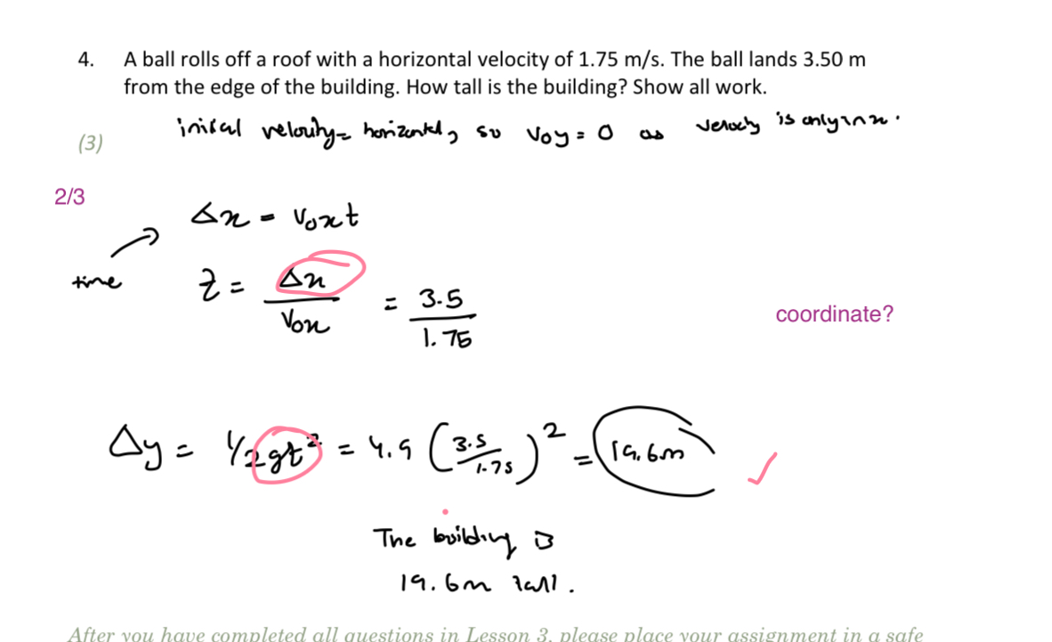 Show all your work including vector diagrams, formulas, etc. A soccer ball