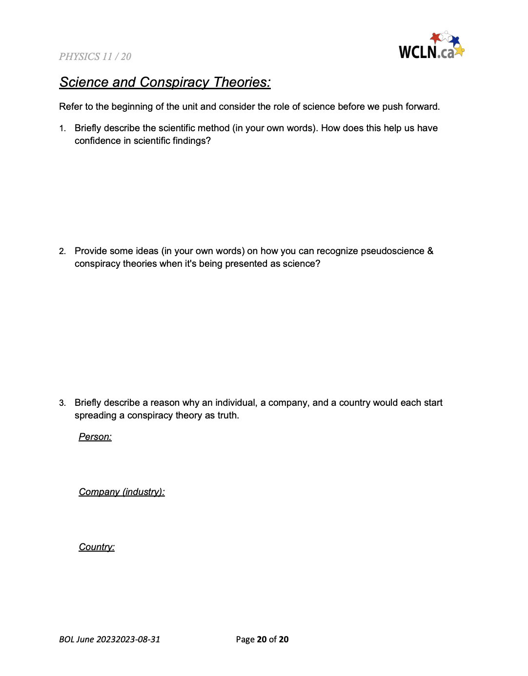 two. Describe your method below. (HINT: define notation, define significant). 3. Suppose