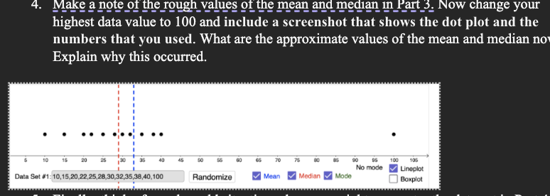 (dot plot). 1. Create a roughly symmetric data set containing 12 data