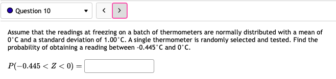 c rounded to two decimal places. Question 9 Assume that the readings