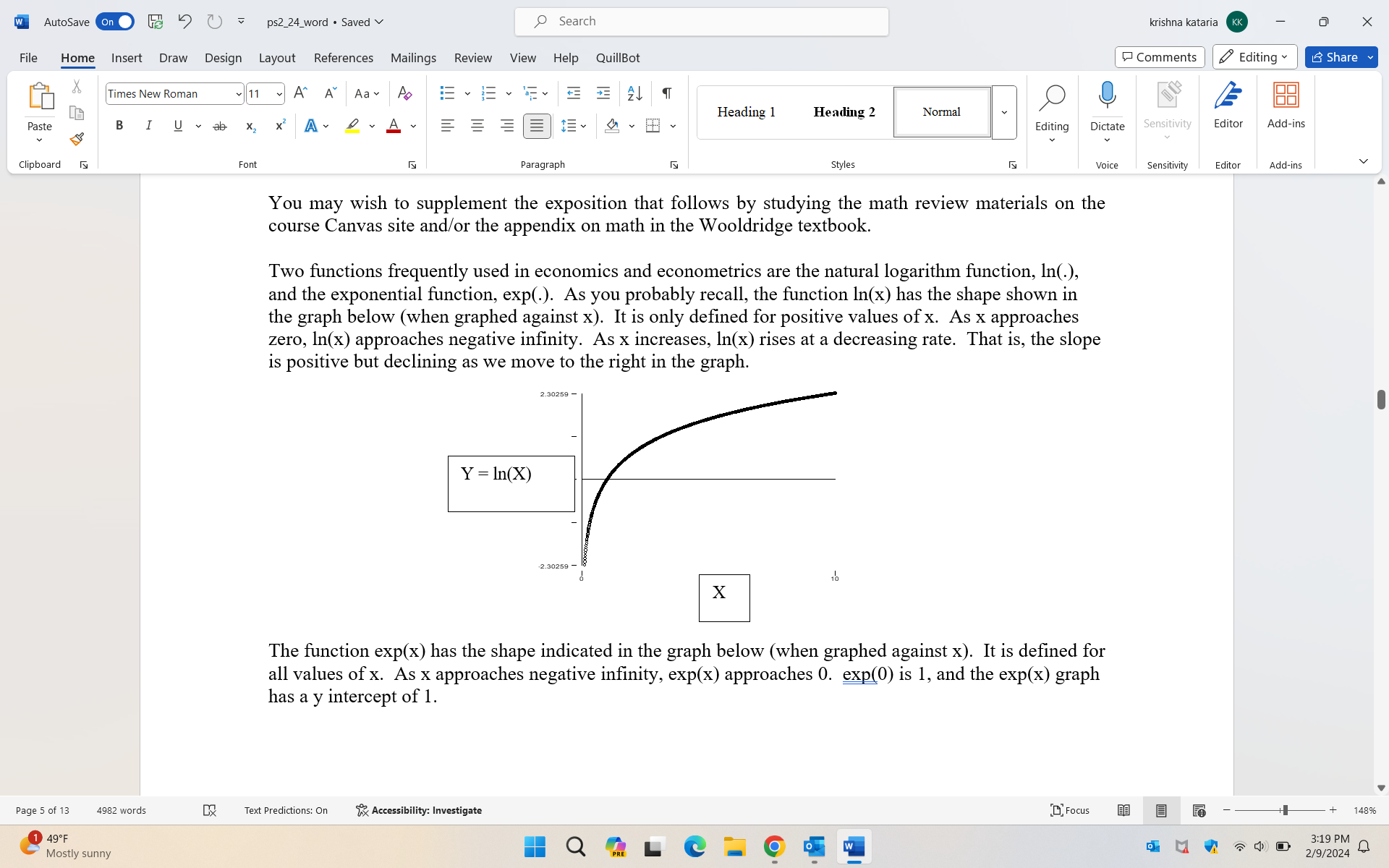 W AutoSave On ps2_24_word Saved Search File Home Insert Draw Design Layout