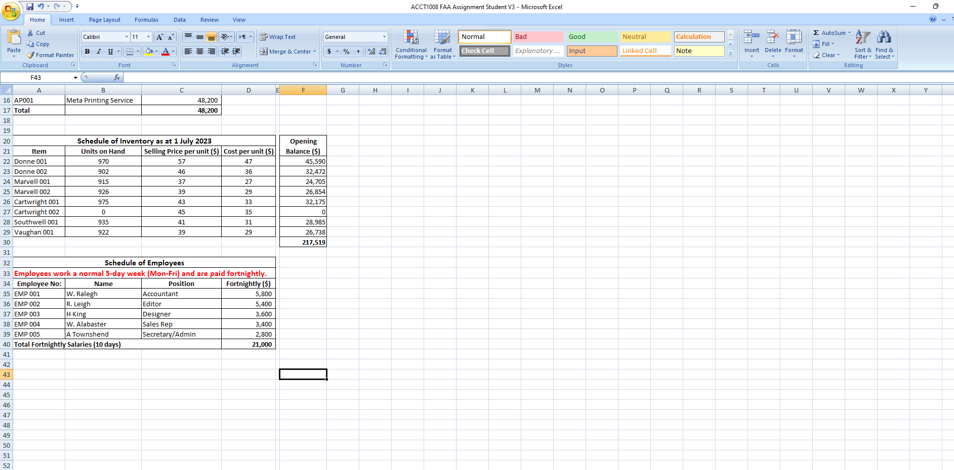 that is assigned to you. Follow the assignmentrequirements on pages9-10 to complete