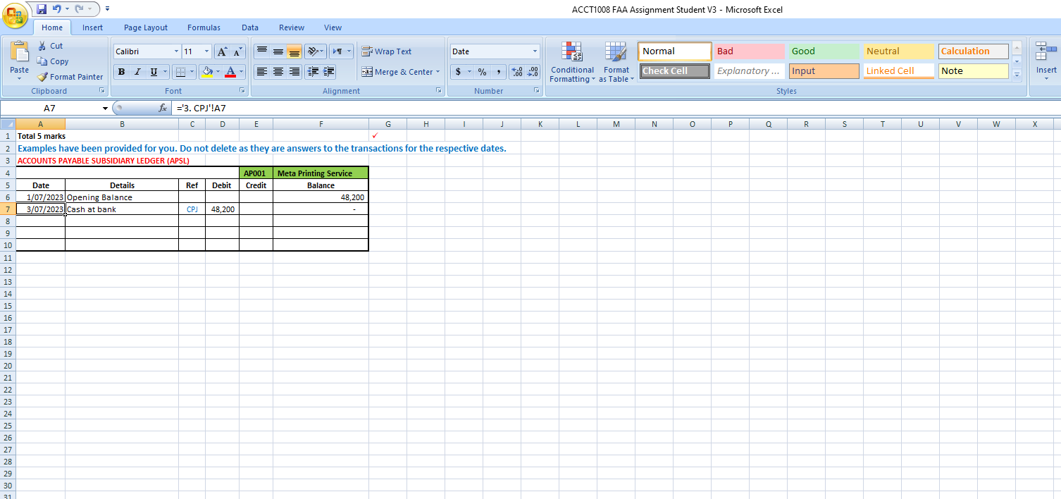 submission. The dropbox for the assignment is located under the "Assessment 3