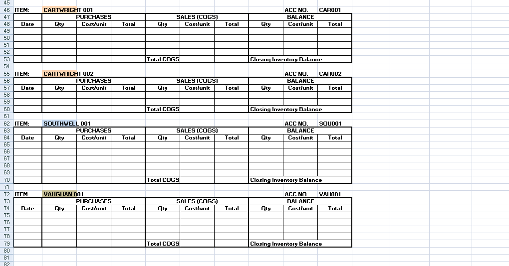 due in week 8. Part 2relates to Excel worksheets 7 to 12
