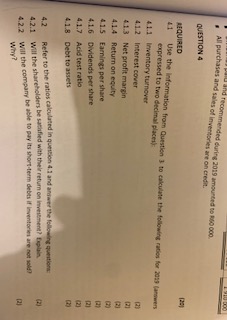 INFORMATION TEMPEST LIMITED STATEMENT OF COMPREHENSIVE INCOME FOR THE YEAR ENDED 31