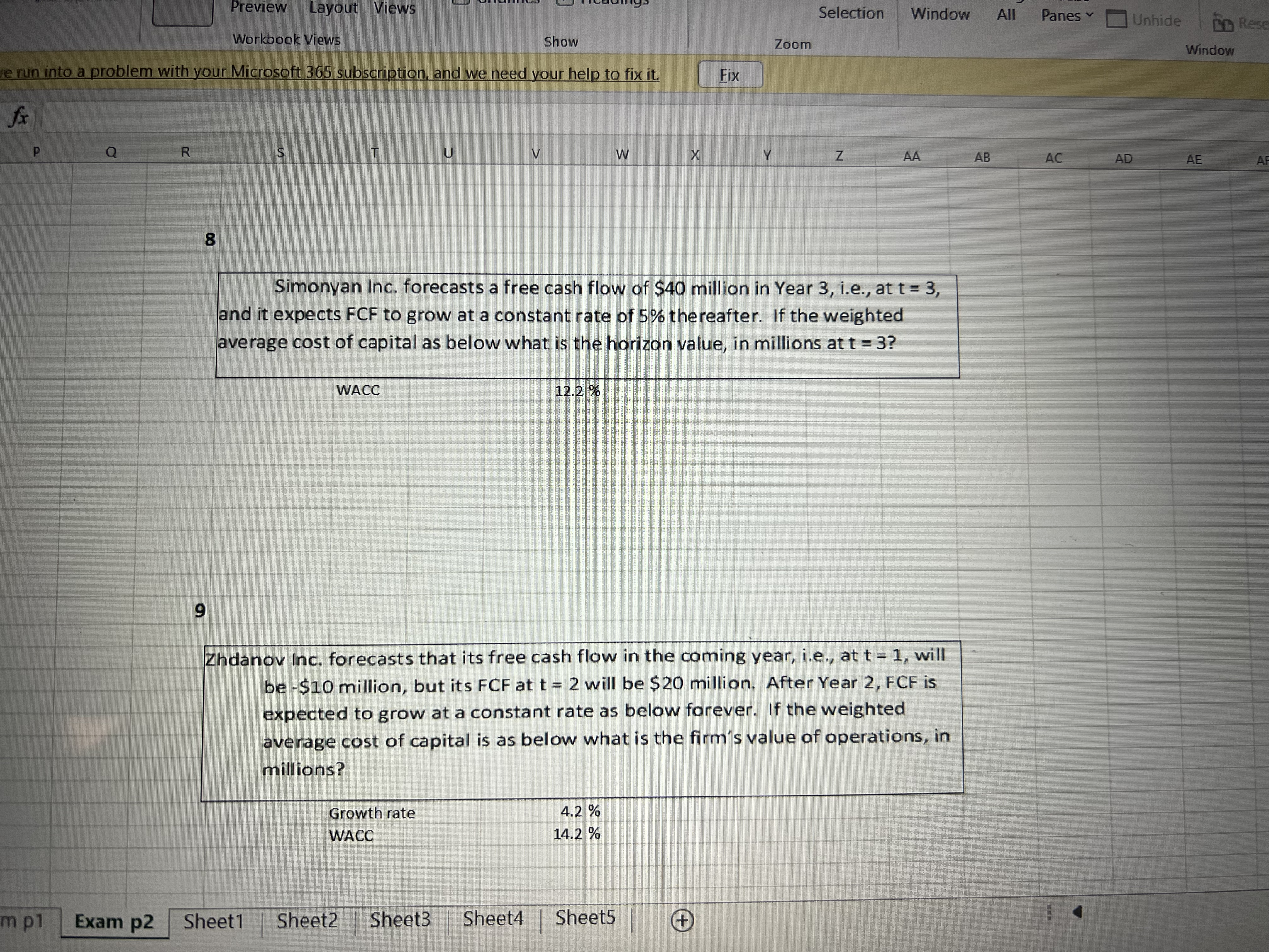 Preview Layout Views Workbook Views Show we run into a problem with