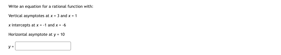 Entry Tip: To enter an answer like, type root(n)(x). Preview your answer