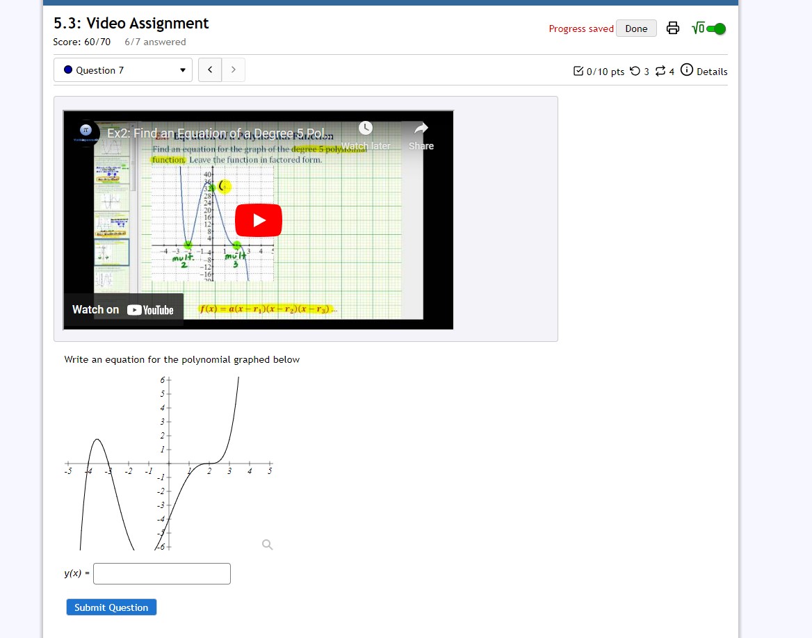 function in factored form. Share Watch on YouTube 12 -3-2-1-4 mult 2