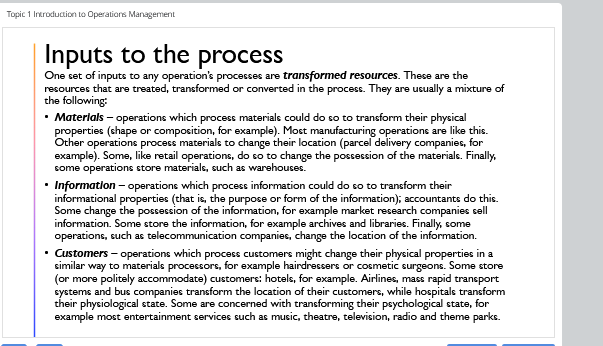and information but may go wider than this. These resources are brought