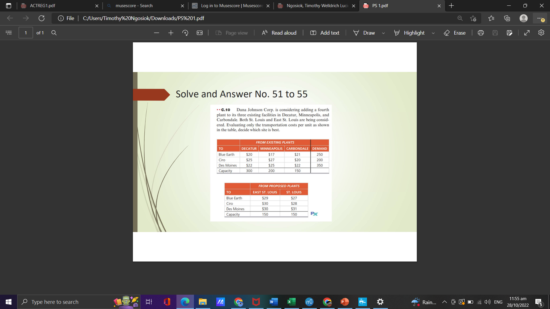 ACTREG1.pdf + Page view A Read aloud T) Add text Draw Highlight