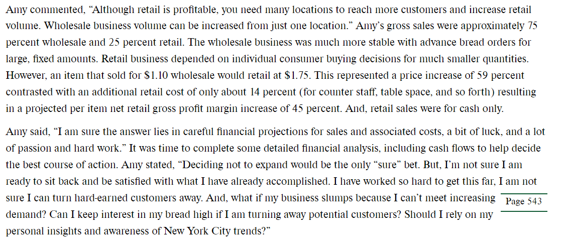 big decisions to make. Amy muttered to herself, "There are already so