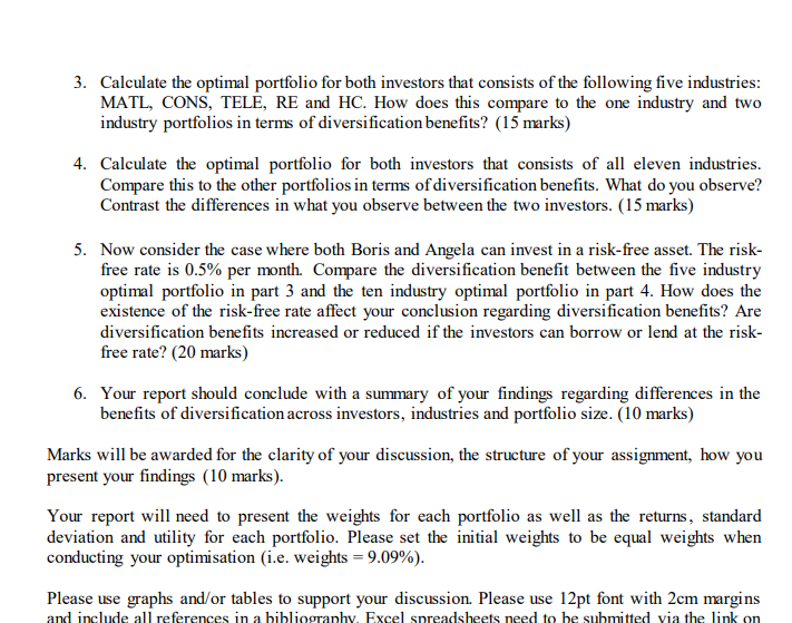 industry indices from January 2016 to July 2021. The industry abbreviations are