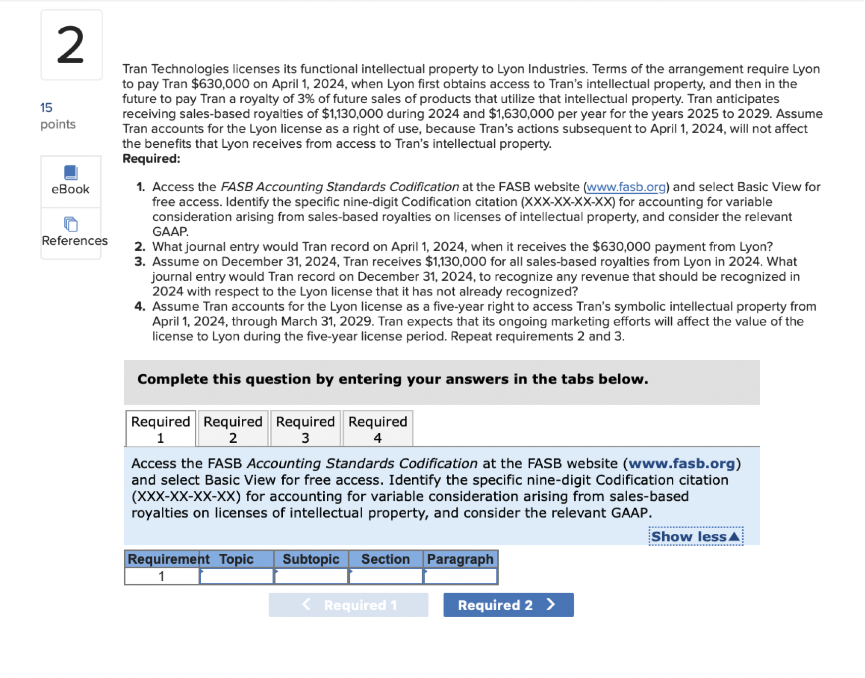 15 2 points eBook References Tran Technologies licenses its functional intellectual property