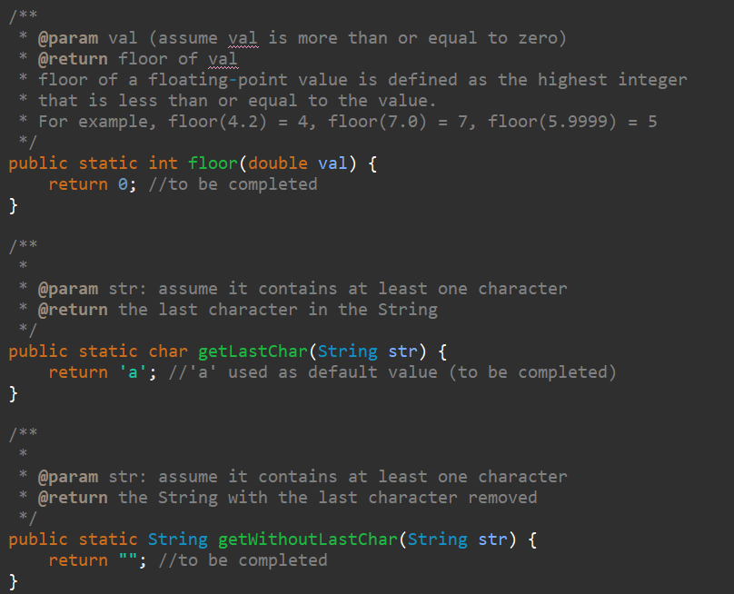 @param y * @return the quadrant in which coordinate (x, y) exists