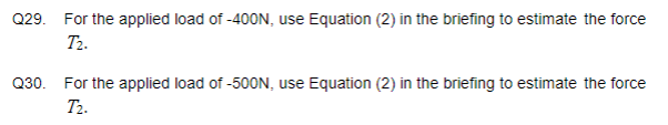 be drawn up in which all strains are zero when F =
