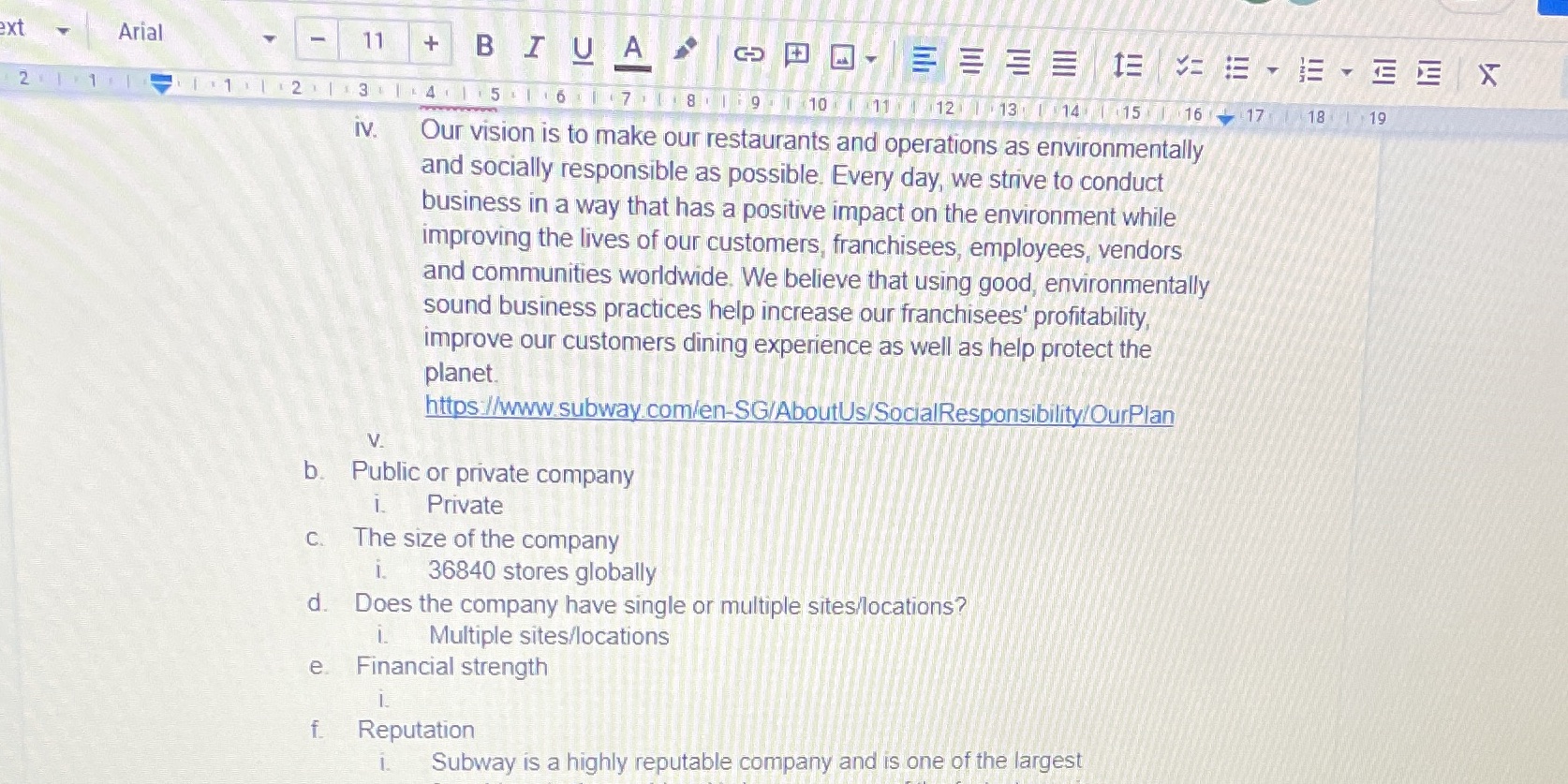 ext 2 1 Arial 11 +BIU A 2 13 151 8 9