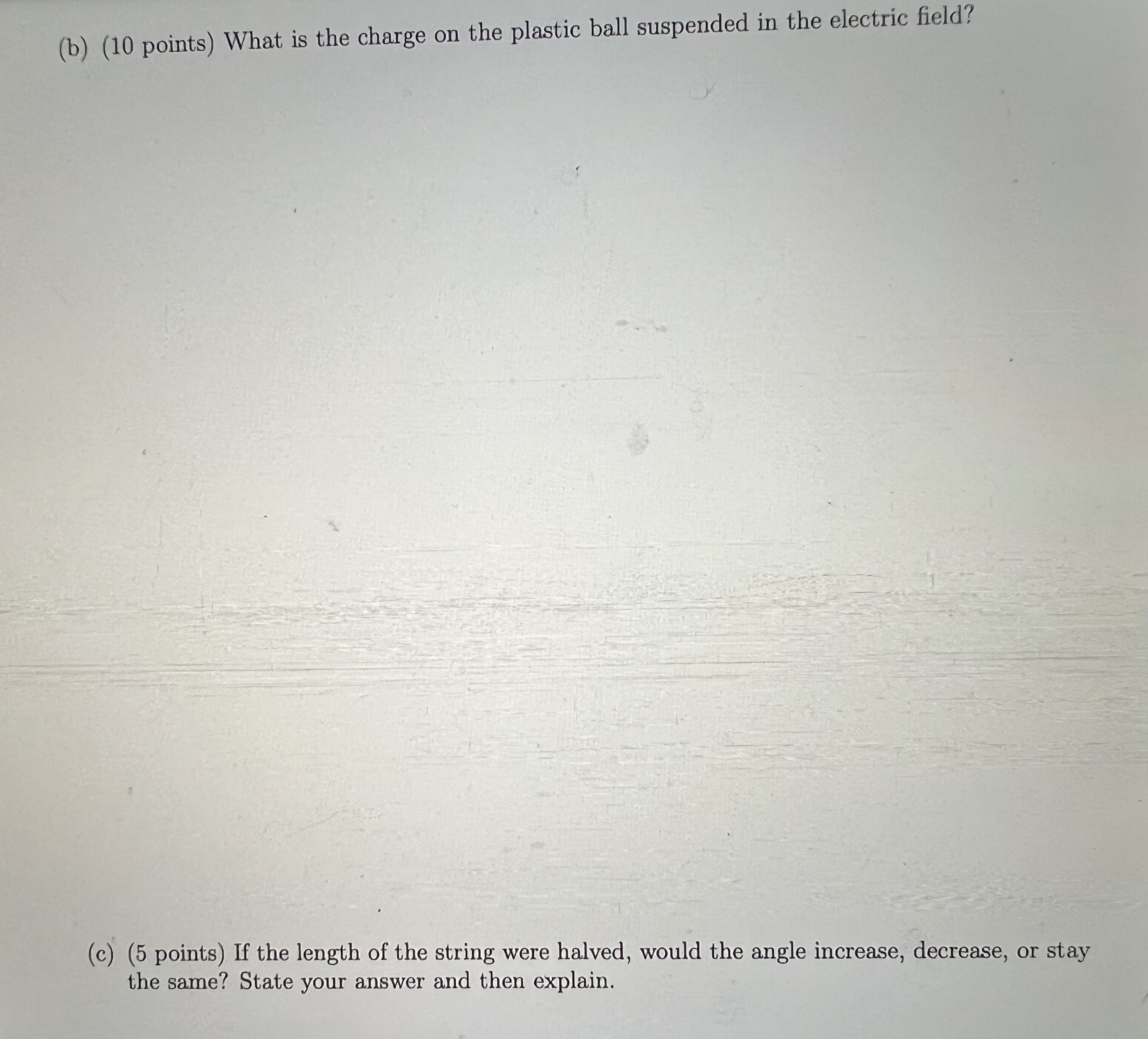 with length L = 2.0 m at an angle of 30 in