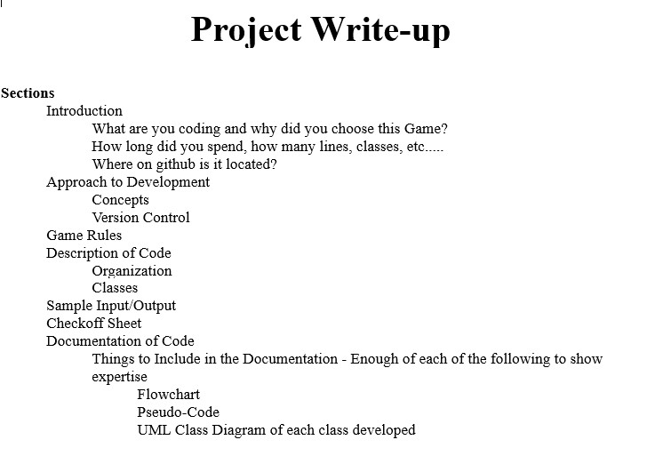 Project Write-up Sections Introduction What are you coding and why did you