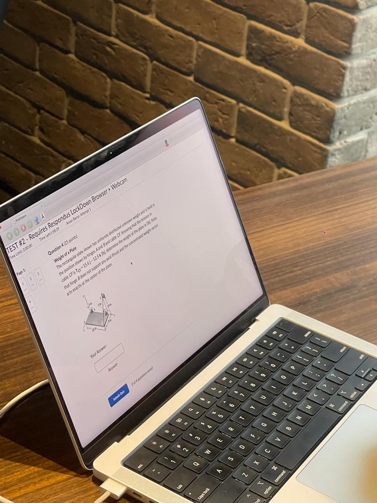 Attempt 1 Answer Question 3 (25 points) Reaction Force on a Two-Link