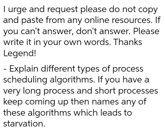 I urge and request please do not copy and paste from any