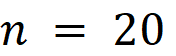 X X n = 6 n = 36 X X = 80