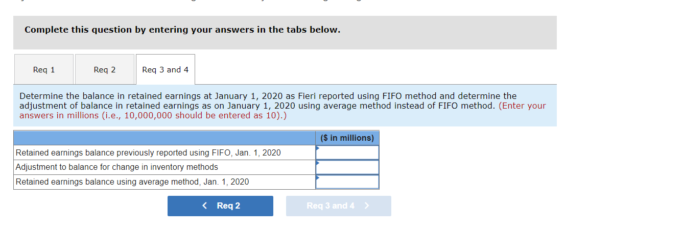 the beginning of 2021, Fieri decided to change to the average method