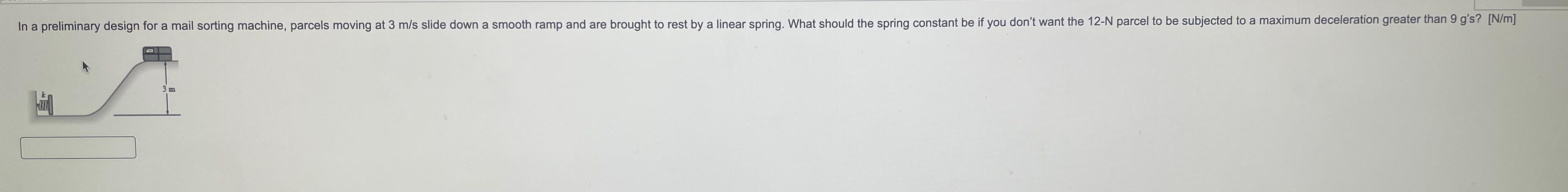 In a preliminary design for a mail sorting machine, parcels moving at