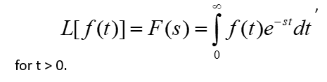 (cot) f(t) Asin(t+0) fort > 0. L[ (t)] = F(s) = (t)e