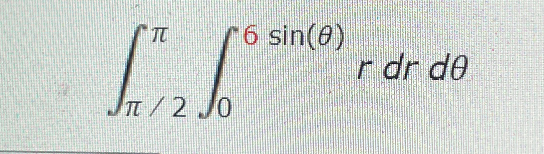 Lab /2 JO 6 sin(0). r dr de