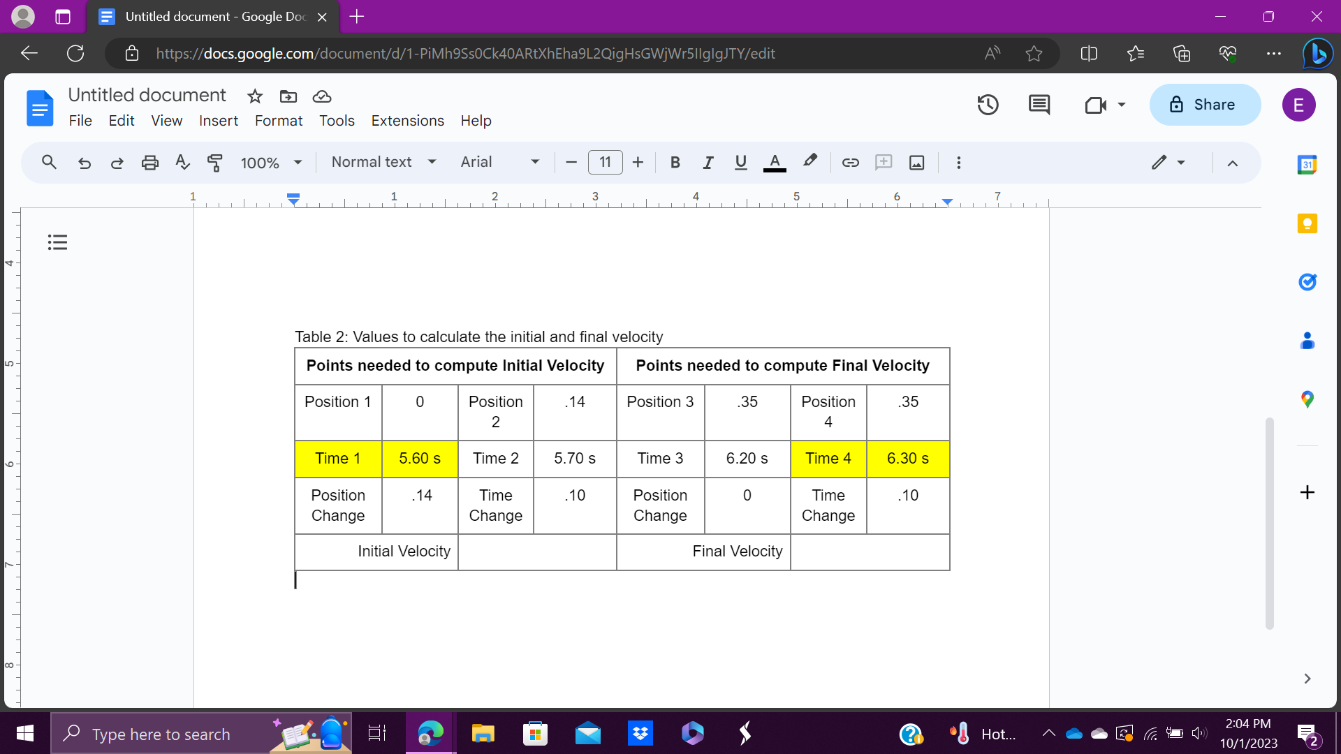 Untitled document - Google Doc X + https://docs.google.com/document/d/1-PiMh9Ss0Ck40ARtXhEha9L2QigHsGWjWr5llglgJTY/edit Untitled document File Edit
