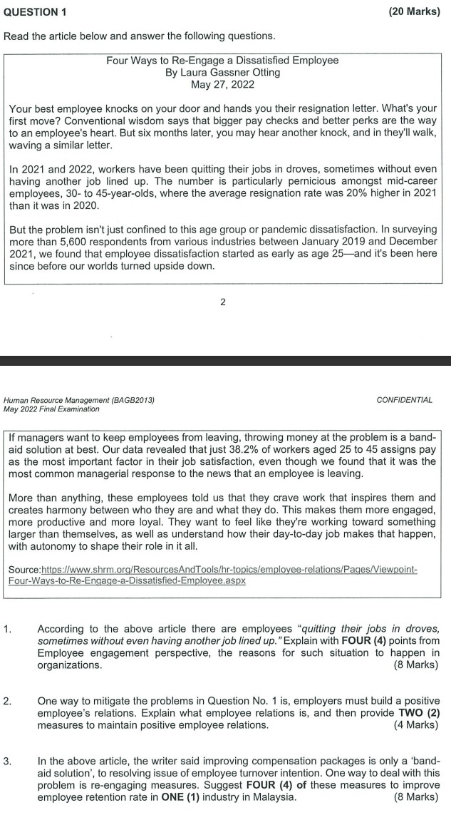 following questions. HSBC-NUBE dispute: Bank union to picket The National Union of