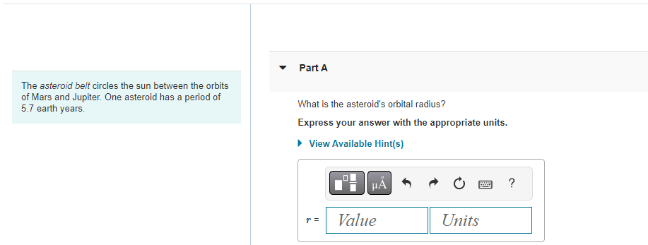 circular orbit of radius 1.5 108 m. It experiences a 1.1 x