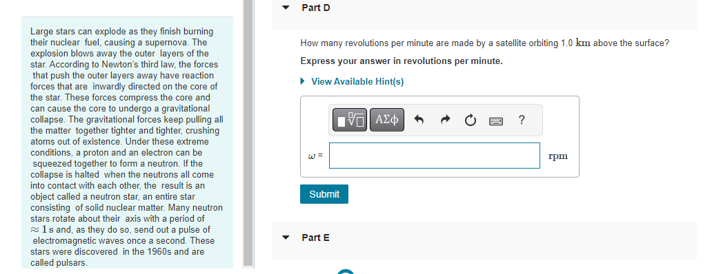 Part A What is the asteroid's orbital radius? Express your answer with