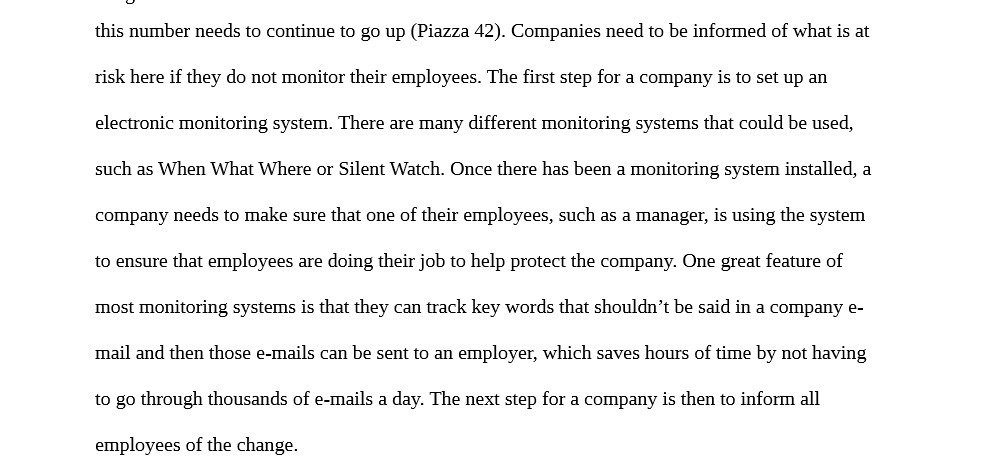 this number needs to continue to go up (Piazza 42). Companies need