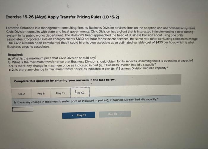 governments. Civic Division has a client that is interested in implementing a