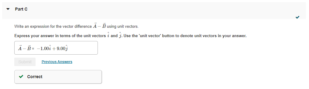 Given the vector B = 5.00 -2.00, find the magnitude of the