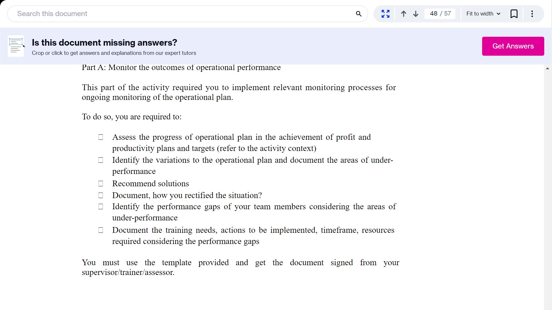 Search this document Is this document missing answers? Crop or click to