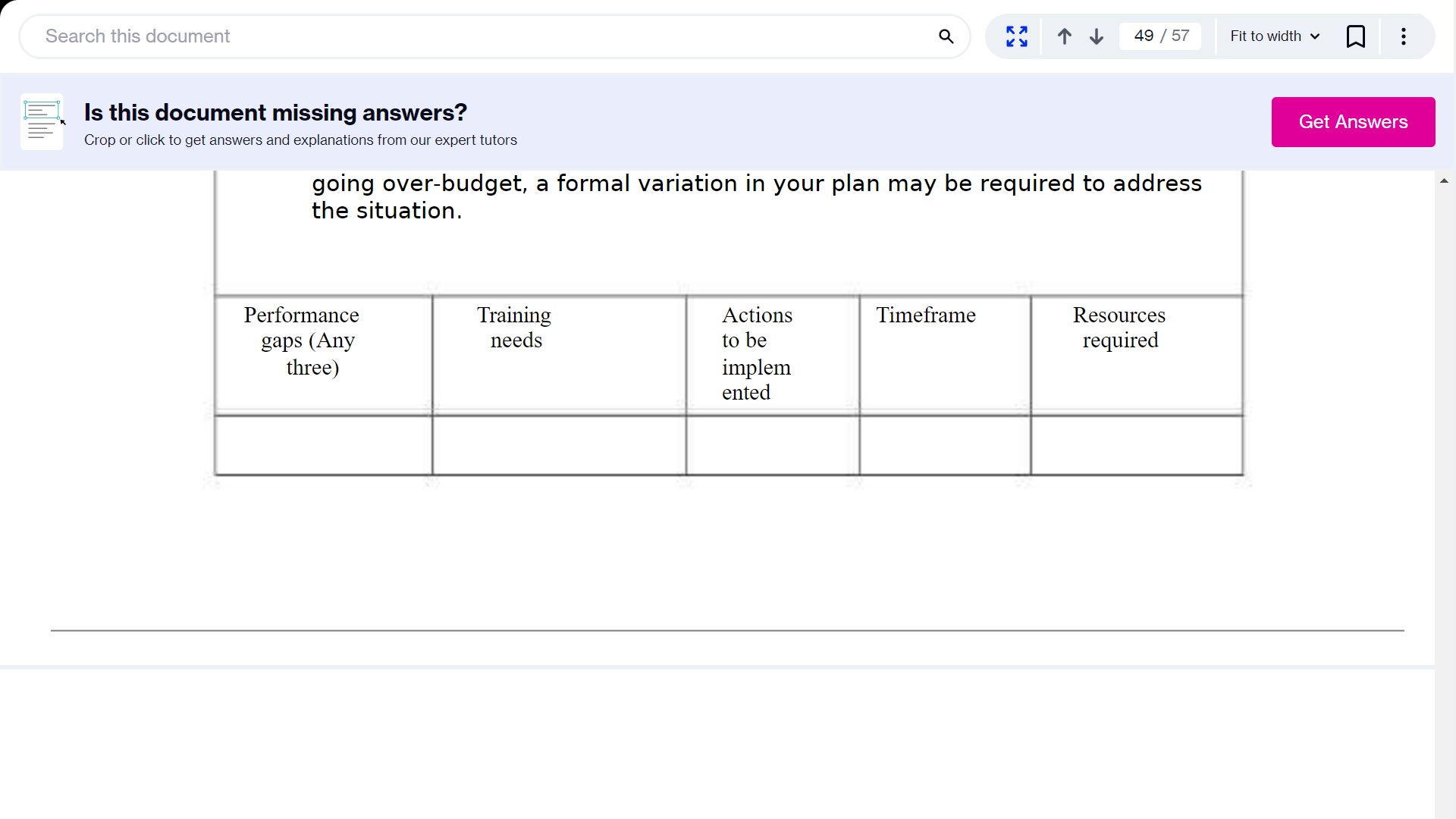 get answers and explanations from our expert tutors a 48/57 Fit to