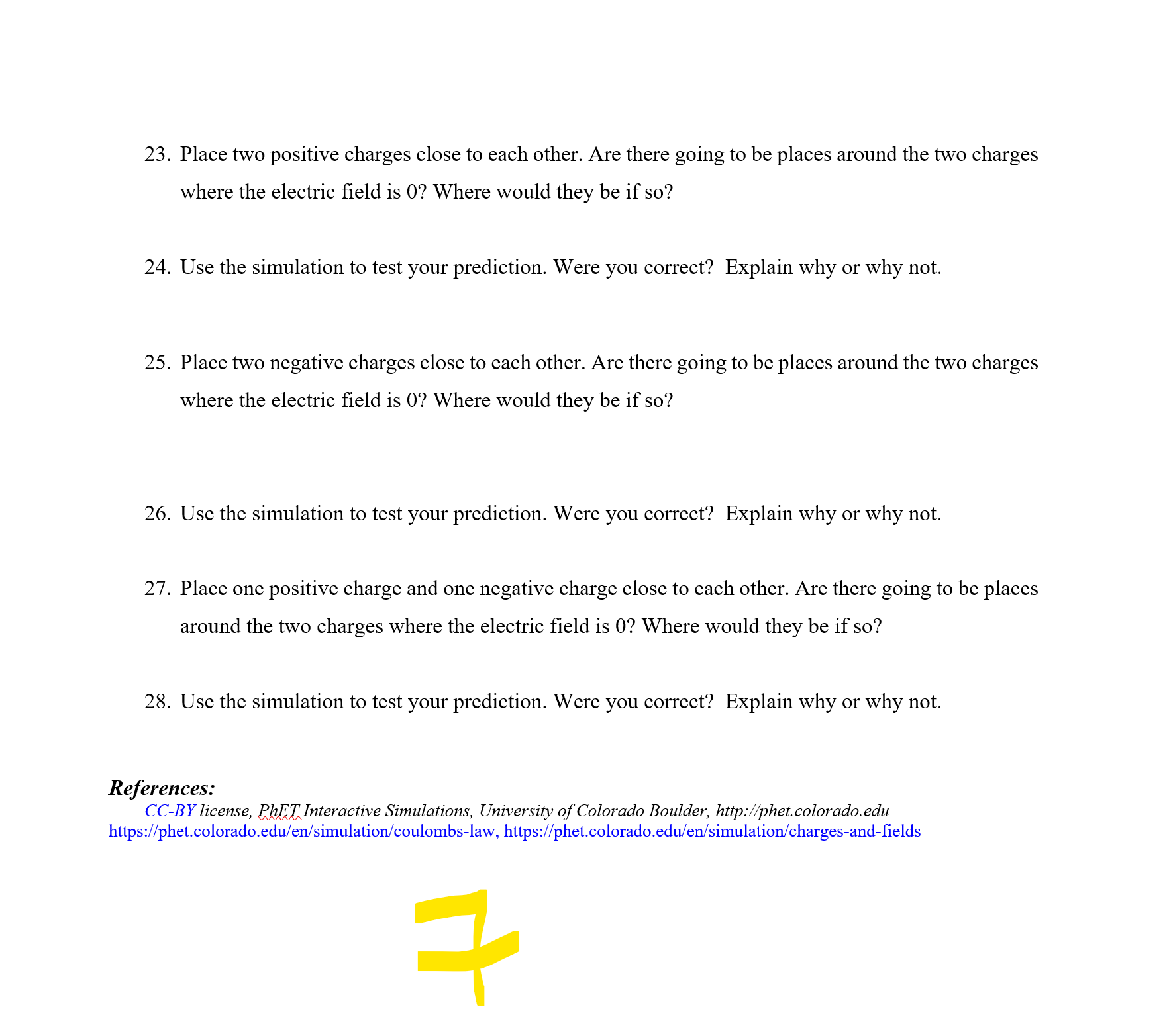 electric field for a static arrangement of charges. for an arrangement of