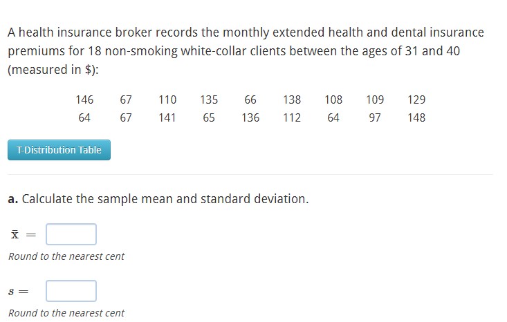 for all non-smoking white-collar clients between the ages of 31 and 40.