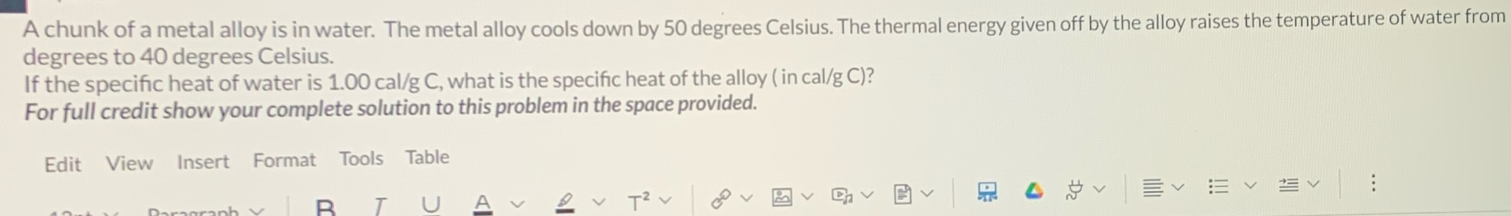 4 < > !!! > > A chunk of a metal alloy