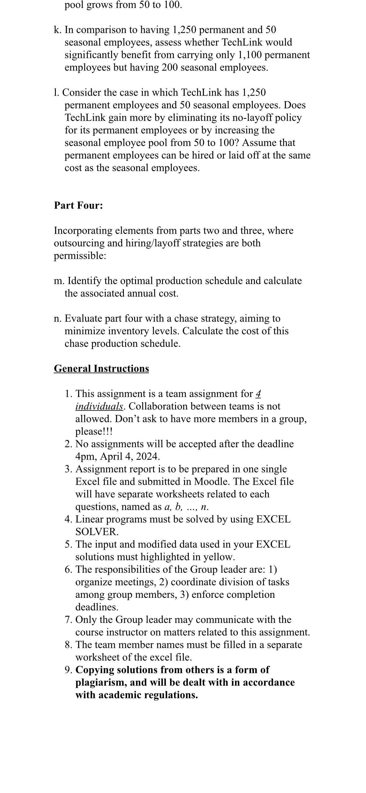 pool grows from 50 to 100. k. In comparison to having 1,250