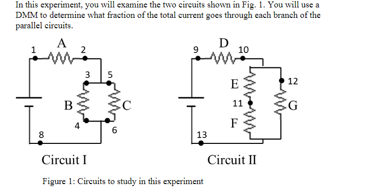 in series and two light bulbs in parallel. You will use a