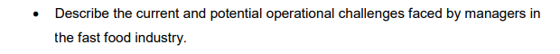 Describe the current and potential operational challenges faced by managers in the