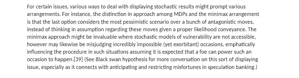 For certain issues, various ways to deal with displaying stochastic results might