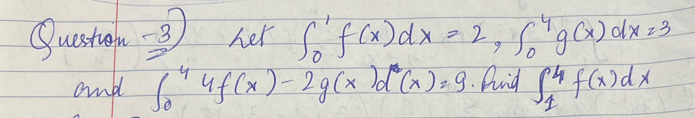 Question - 3 4 4 Let f f ( x ) d