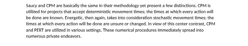 Saucy and CPM are basically the same in their methodology yet present