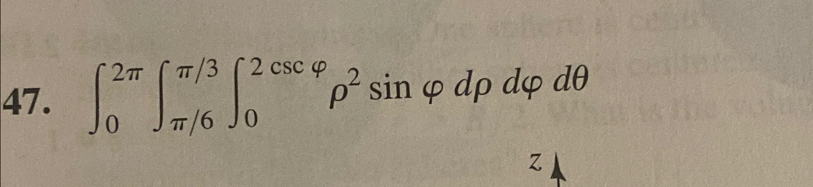 47. 2T TT (2 2 [7/3 2 csepp sin & dp do